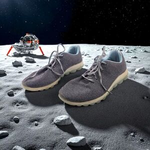 Avia Moonwalker Sz 11 Gray Knit Athletic Shoes